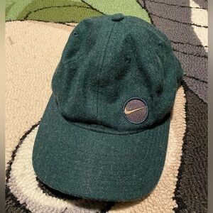 Vintage Nike Wool Fitted Hat S/M Green 90's